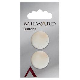 Milward Carded Buttons: 22mm - Pack of 2 - 00903