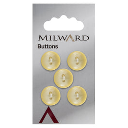 Milward Carded Buttons: 13mm - Pack of 5 - 00913A
