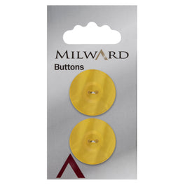 Milward Carded Buttons: 22mm - Pack of 2 - 00924A