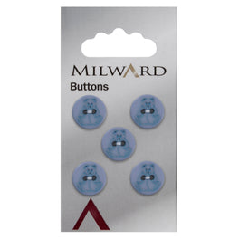 Milward Carded Buttons: 12mm - Pack of 5 - 00938