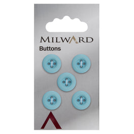 Milward Carded Buttons: 12mm - Pack of 5 - 00940A