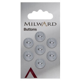 Milward Carded Buttons: 12mm - Pack of 7 - 00949