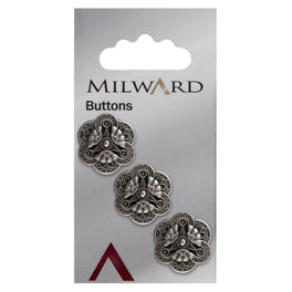 Milward Carded Buttons: 19mm - Pack of 3 - 01012