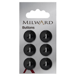 Milward Carded Buttons: 16mm - Pack of 6 - 01032