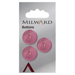 Milward Carded Buttons: 17mm - Pack of 3 - 01081A