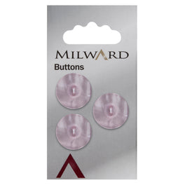 Milward Carded Buttons: 17mm - Pack of 3 - 01095A