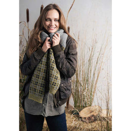Bassett Scarf in Rowan Moordale - Digital Version