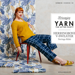 Yarn The After Party -Herringbone V- Sweater by Neringa Ruke