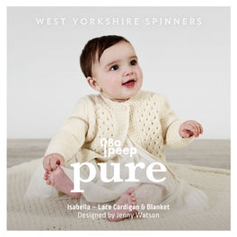 Isabella Lace Cardigan and Blanket in West Yorkshire Spinners Pure Dk - Digital Pattern DBP0001