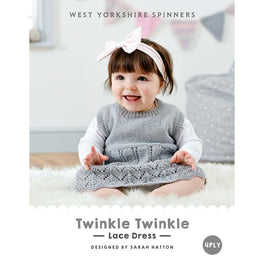 Free Download - Twinkle Twinkle Lace Dress in West Yorkshire Spinners Bo Peep 4ply