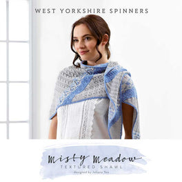 Free Download - Misty Meadow Textured Shawl in West Yorkshire Spinners Signature 4ply