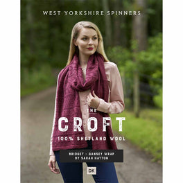 Bridget Gansey Wrap in West Yorkshire Spinners The Croft Dk - Digital Version DPB0051