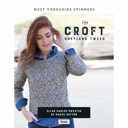 Ellen Sweater in West Yorkshire Spinners The Croft Shetland Tweed Aran - Digital Version DPB0054