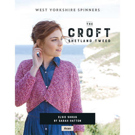 Elsie Shrug in West Yorkshire Spinners The Croft Shetland Tweed Aran - Digital Version DPB0055