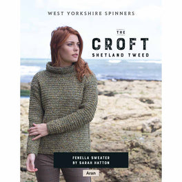 Fenella Sweater in West Yorkshire Spinners The Croft Shetland Tweed Aran - Digital Version DPB0059