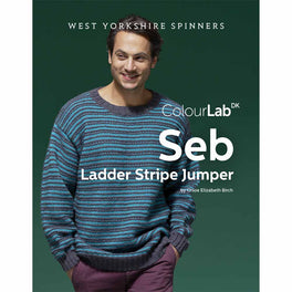 Seb Ladder Stripe Jumper in West Yorkshire Spinners ColourLab - Digital Version DPB0152