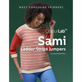 Sammi Ladder Stripe Jumper in West Yorkshire Spinners ColourLab - Digital Version DPB0153