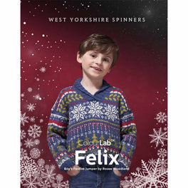 Felix boy's Festive Jumper in West Yorkshire Spinners ColourLab - Digital Version DPB0190