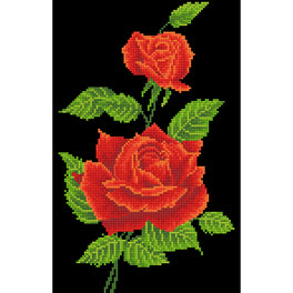 Diamond Dotz Diamond Painting Kit: Red Rose Corsage