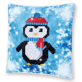 Diamond Dotz Mini Christmas Pillow Kit - Christmas Penguin