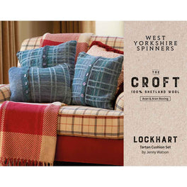 Lockheart Cushion Set in West Yorkshire Spinners The Croft Aran by Jenny Watson - Digital Pattern DPB0244