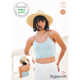 Free Download -  Cropped Top in Stylecraft Naturals Bamboo + Cotton Dk
