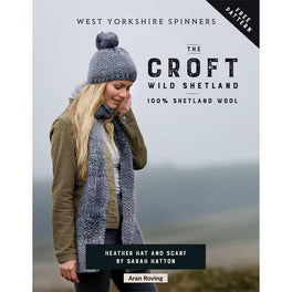 Free Download - Heather Hat and Scarf in West Yorkshire Spinners The Croft Wild Shetland Aran