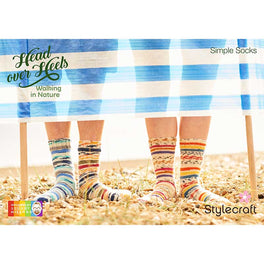 Free Download - Simple Socks in Stylecraft Head over Heels Walking In Nature - Digital Version