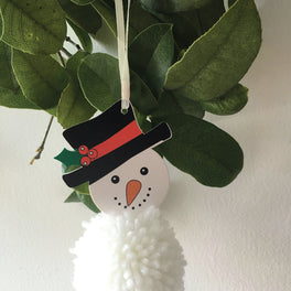 Trimits Pom Pom Decoration Kit: Christmas Snowman