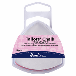 Hemline Tailors Chalk: Pack of 3 Colours