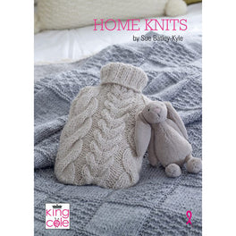King Cole Home Knits Pattern Book- By Sue Bately