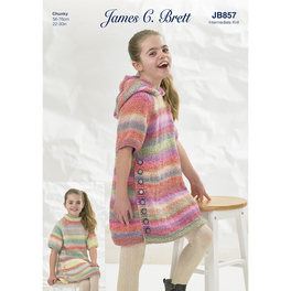 Dresses in James C Brett Marble Chunky