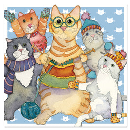 Emma Ball Greetings Card - All The Kittens