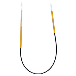 KnitPro Zing Metal Fixed Circular Sock Needle (25cm)