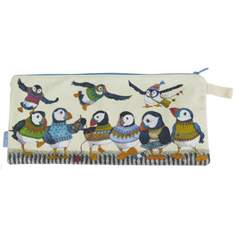 Emma Ball Long Project Bag - Woolly Puffins