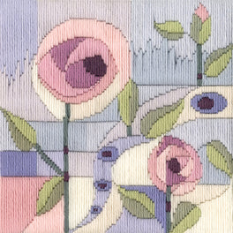 Rose Arbour Long Stitch Kit