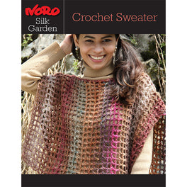 Crochet Sweater in Noro Silk Garden - Digital Pattern