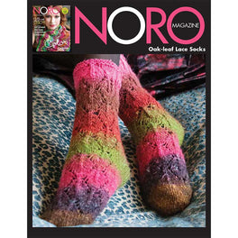 Oak-Leaf Lace Socks in Noro Silk Garden Sock - Digital Pattern
