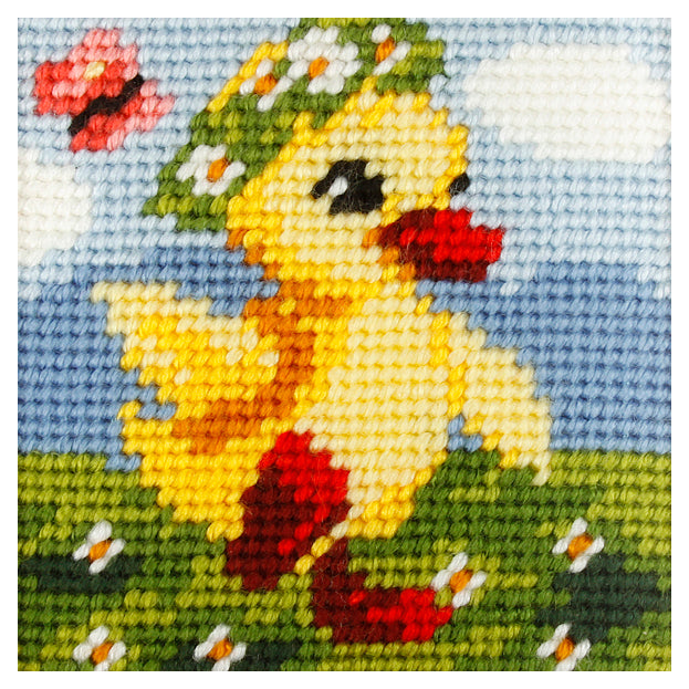 Howie‘s Kreuzstich-Set „Die Kleine Meerjungfrau“ – Vorgedruckt, 14-teilig, Für Anfänger & Fortgeschrittene
