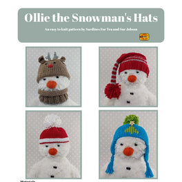 Ollie The Snowman's Hats in Sirdar by Sue Jobson