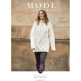 Agyness High Neck Sweater in Rowan Big Wool - Digital Version RM007-00012