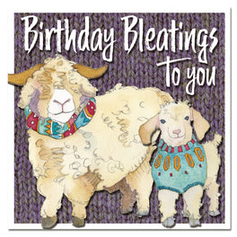 Emma Ball Greetings Card -Birthday Bleatings