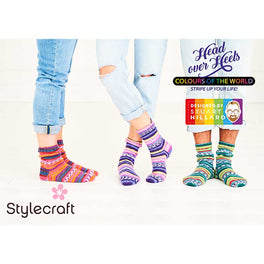 Free Download - Socks in Stylecraft Head over Heels Colours of the World - Digital Version