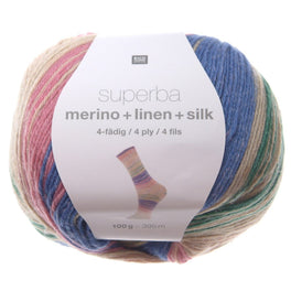 Rico Superba Merino + Linen + Silk 4ply