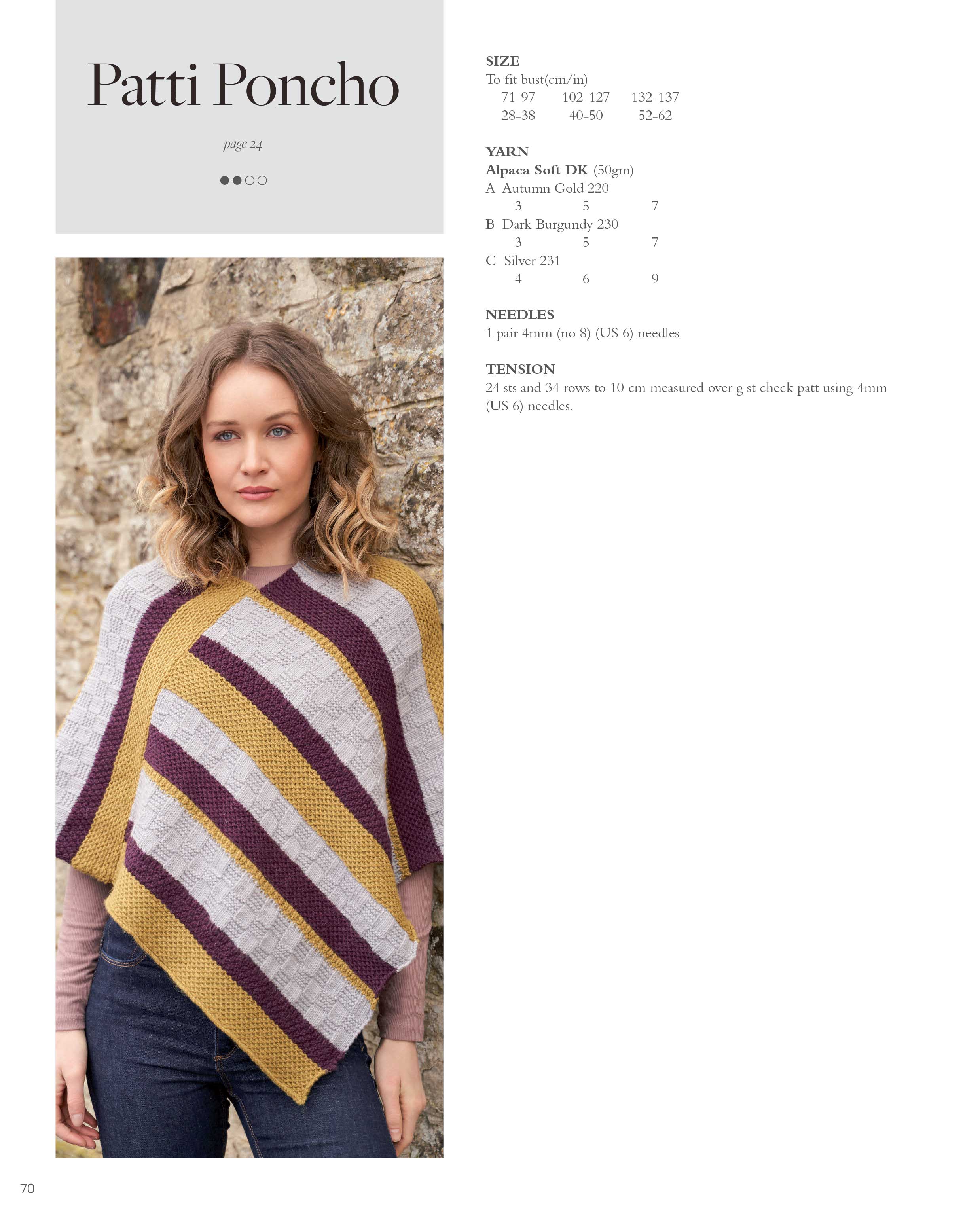 Buy Patti Poncho in Rowan Alpaca Soft Dk - Digital Version