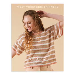 Clara Eyelet Striped Top in West Yorkshire Spinners Exquisite Lace - Digital Version DBP0272