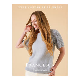 Francesca Floral Lace Sleeve Top in West Yorkshire Spinners Exquisite 4ply - Digital Version DBP0276
