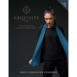 Free Download - Eve Fishtail Scarf in West Yorkshire Spinners Exquisite 4ply