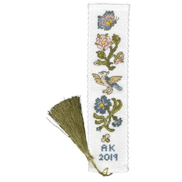 Rose and Cornflower Bookmark