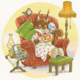 Briarwood Lane: And Relax . . . .  Cross Stitch Kit